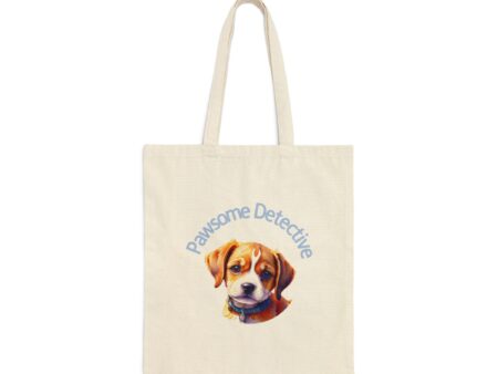 "Beagle on The Case: Pawsome Detective" Cotton Tote Bag