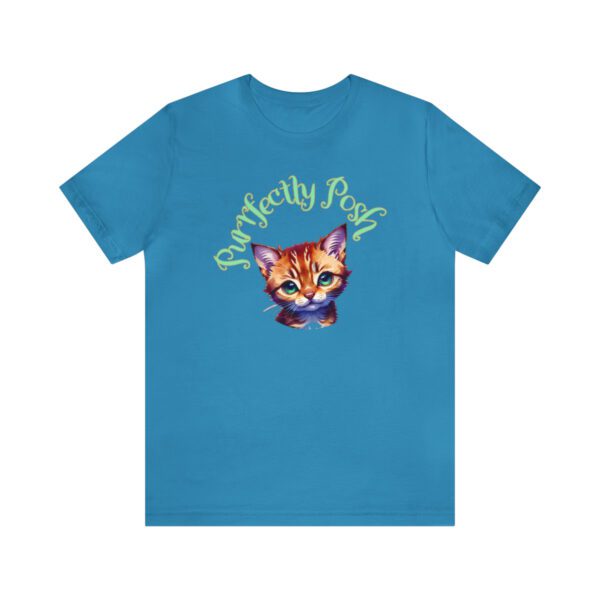 Abyssinian Elegance: "Purrfectly Posh" Women's T-shirt