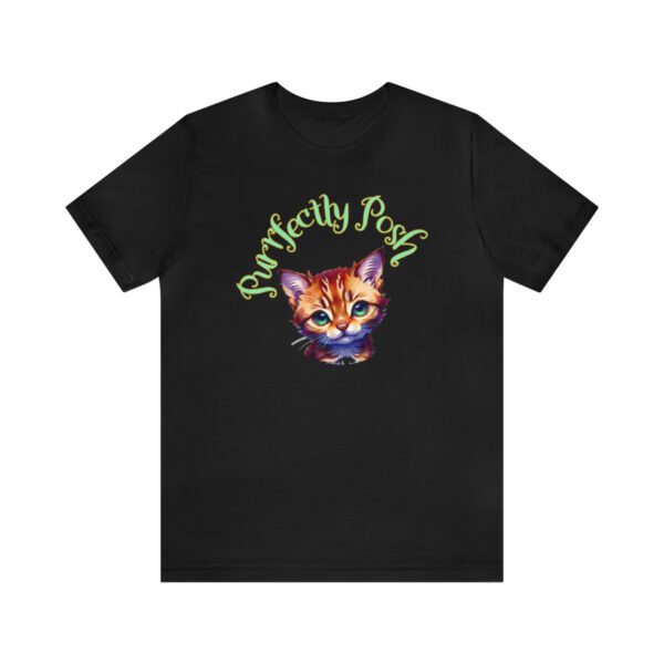 Abyssinian Elegance: "Purrfectly Posh" Women's T-shirt - Image 3