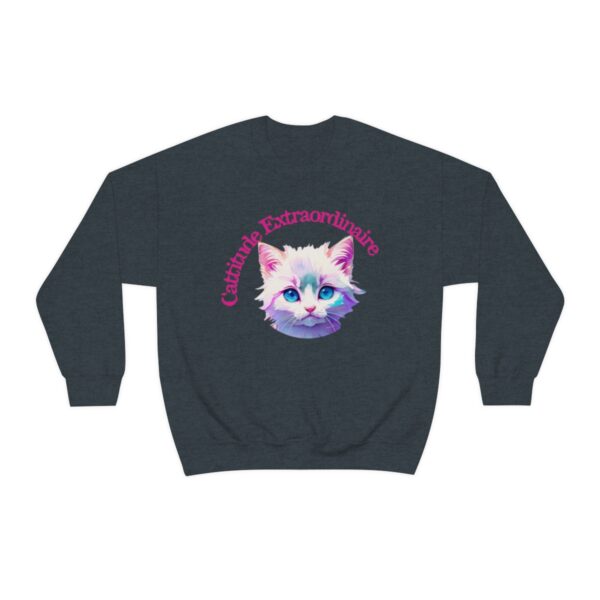 Elegant Ragdoll Serenity: “Cuteness Extraordinaire” Women's Crewneck Sweatshirt - Image 6