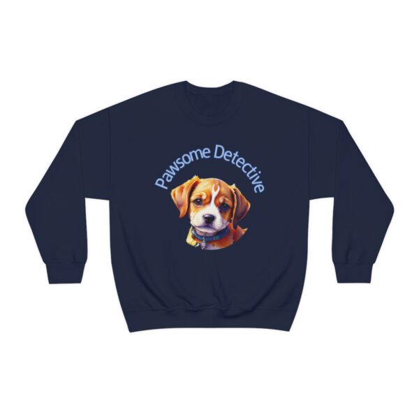 Embark on a whimsical adventure with the “Beagle on The Case: Pawsome Detective” design on this women's sweatshirt.