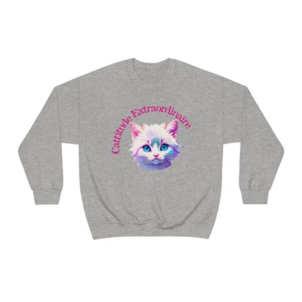 Elegant Ragdoll Serenity: “Cuteness Extraordinaire” Women's Crewneck Sweatshirt