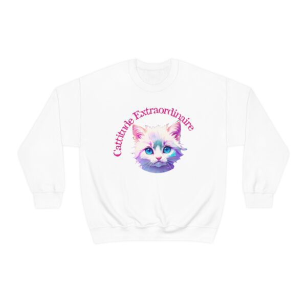 Elegant Ragdoll Serenity: “Cuteness Extraordinaire” Women's Crewneck Sweatshirt - Image 7