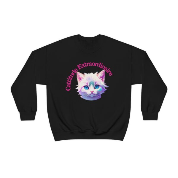 Elegant Ragdoll Serenity: “Cuteness Extraordinaire” Women's Crewneck Sweatshirt - Image 3