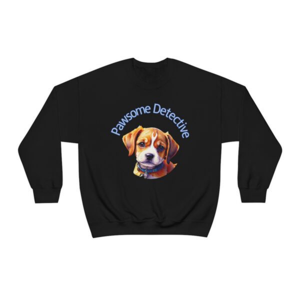 Beagle on The Case: "Pawsome Detective" Women's Crewneck Sweatshirt - Image 3