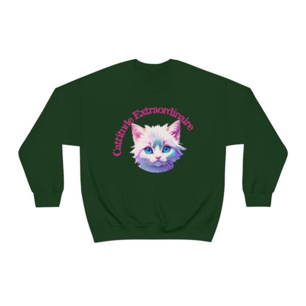 Elegant Ragdoll Serenity: “Cuteness Extraordinaire” Women's Crewneck Sweatshirt - Image 4