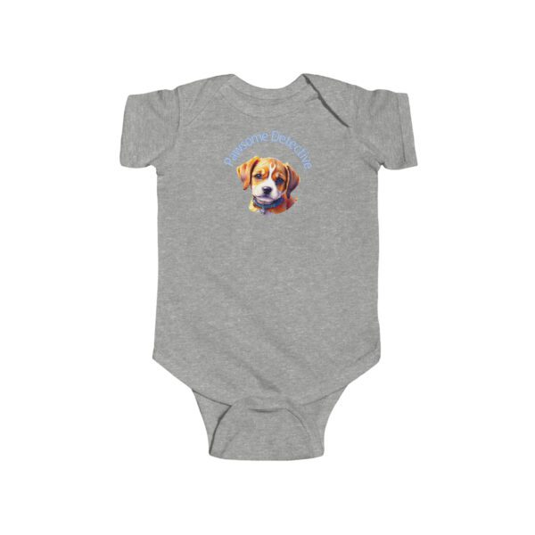 Beagle On The Case:  "Pawsome Detective" Infant Bodysuit - Image 5