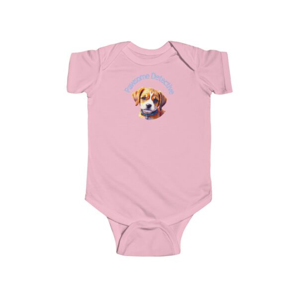 Beagle On The Case:  "Pawsome Detective" Infant Bodysuit - Image 8