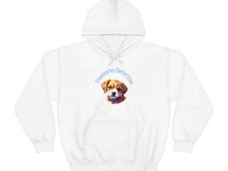 Embark on a whimsical adventure with the "Beagle on The Case: Pawsome Detective" design on this women's hoodie, be your own detective!