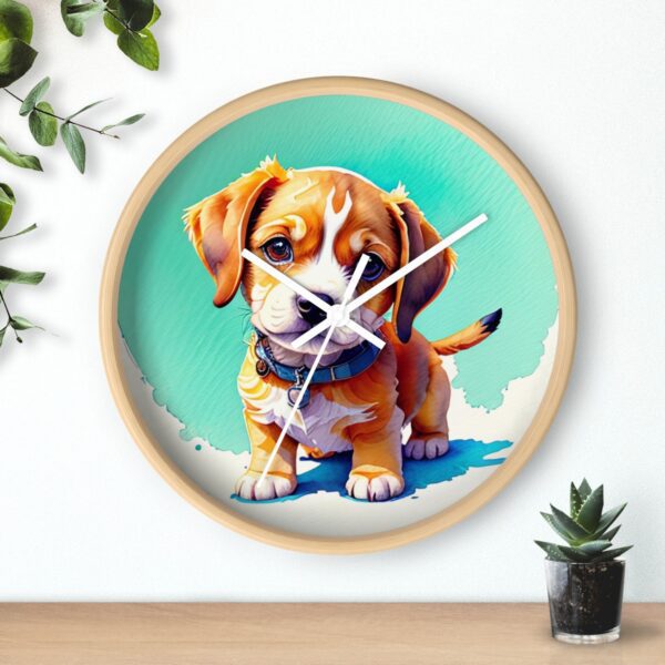 Adorable Beagle Wall Clock