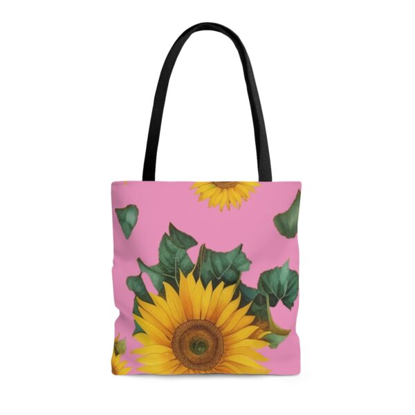 Sunflower Print Tote Bag - Image 4