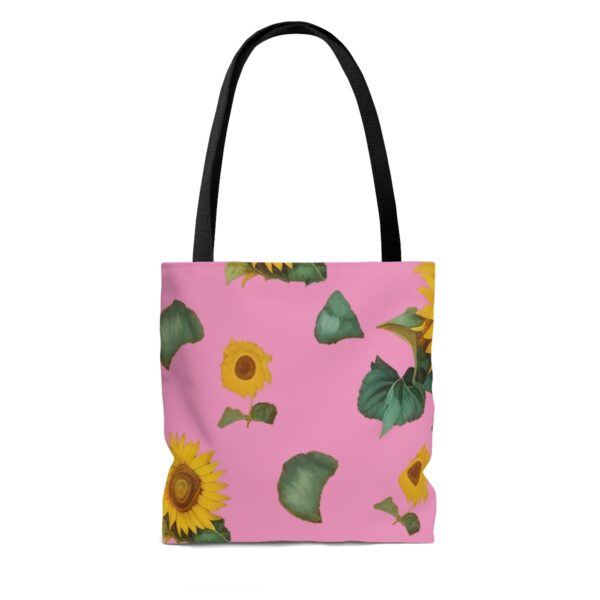 Sunflower Print Tote Bag - Image 2