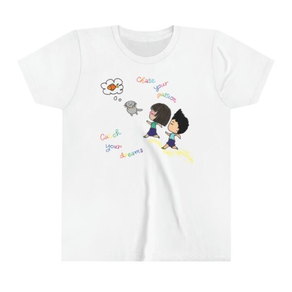 "Chase Your Passion, Catch Your Dreams" Children's T-shirt - Image 17