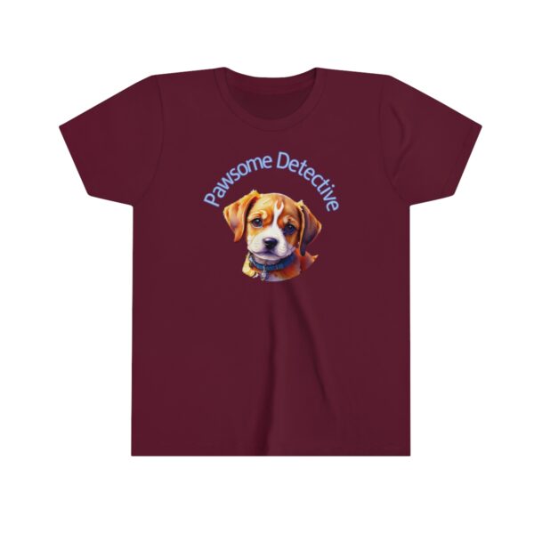 Beagle On The Case:  "Pawsome Detective" Children's T-shirt - Image 12