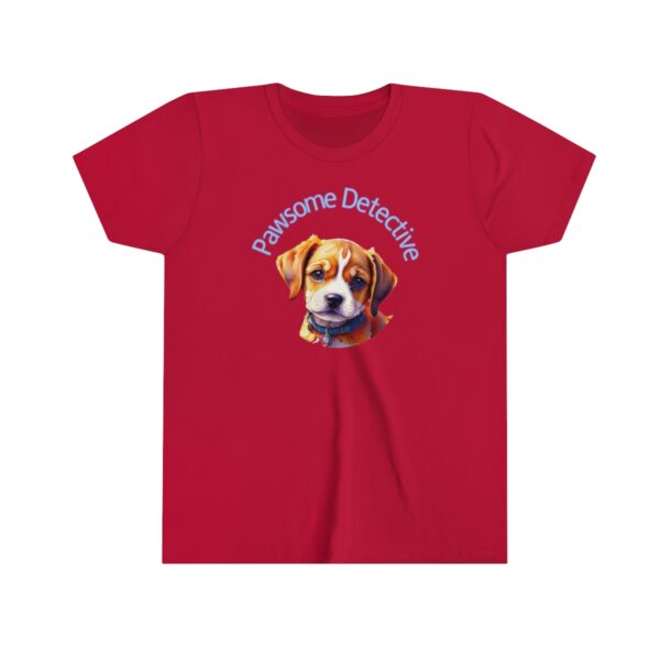 Beagle On The Case:  "Pawsome Detective" Children's T-shirt - Image 8