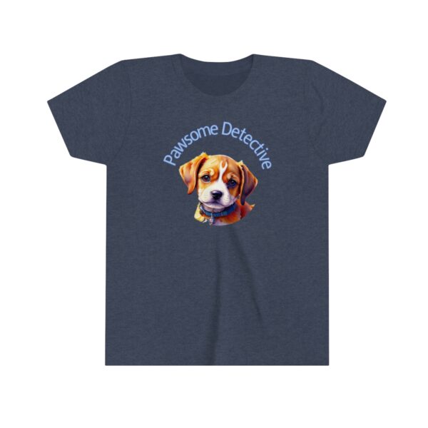 Beagle On The Case:  "Pawsome Detective" Children's T-shirt - Image 7