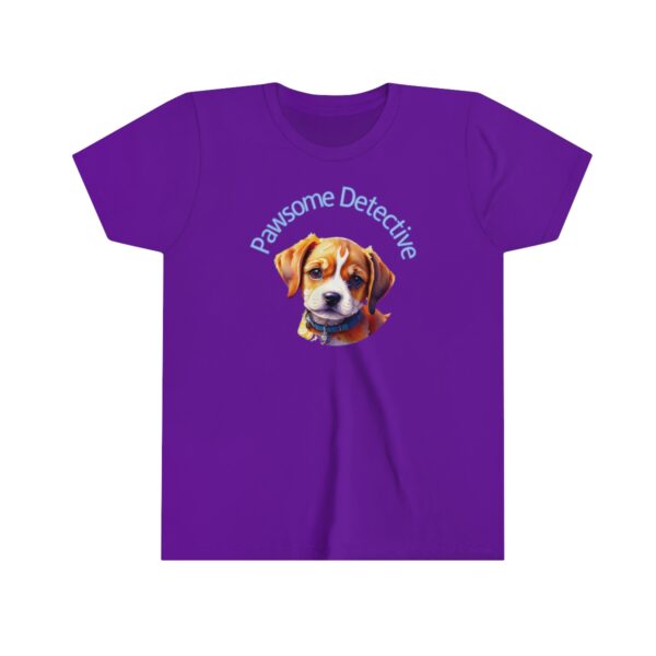 Beagle On The Case:  "Pawsome Detective" Children's T-shirt - Image 15