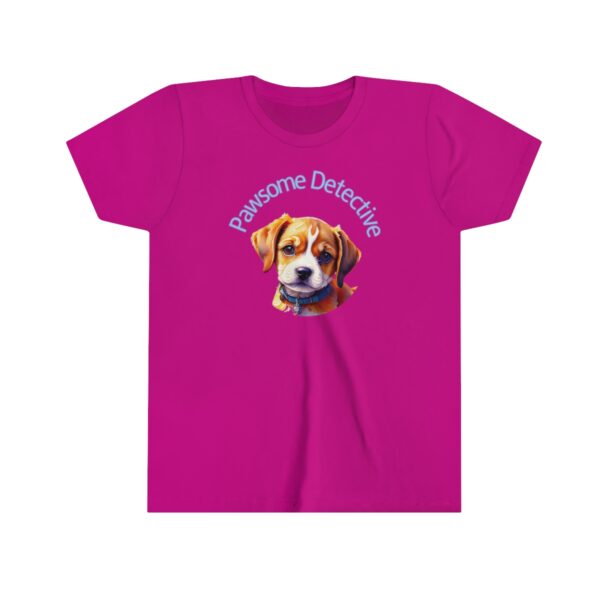 Beagle On The Case:  "Pawsome Detective" Children's T-shirt - Image 3