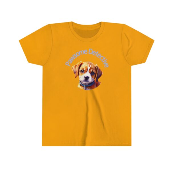 Beagle On The Case:  "Pawsome Detective" Children's T-shirt - Image 5