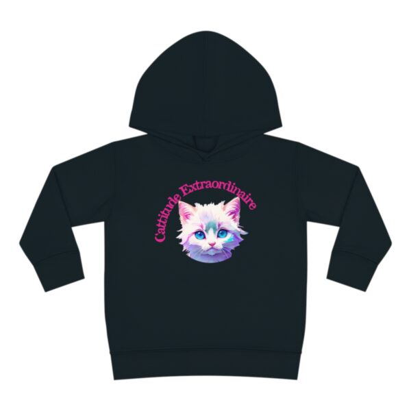 Elegant Ragdoll Serenity: "Cuteness Extraordinaire" Children's Fleece Hoodie - Image 3