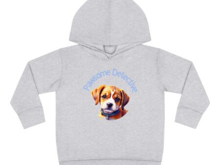 Embark on a whimsical adventure with the "Beagle on The Case: Pawsome Detective" design on this children's fleece hoodie, be your own detective!