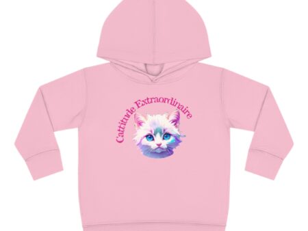 Elegant Ragdoll Serenity: "Cuteness Extraordinaire" Children's Fleece Hoodie