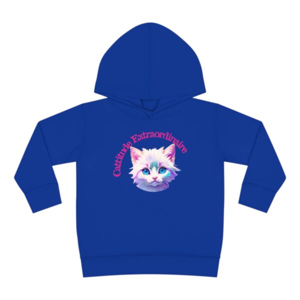 Elegant Ragdoll Serenity: "Cuteness Extraordinaire" Children's Fleece Hoodie - Image 5