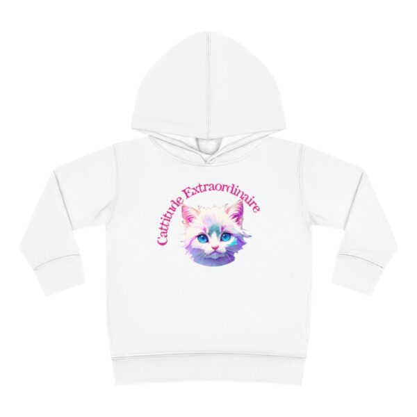 Elegant Ragdoll Serenity: "Cuteness Extraordinaire" Children's Fleece Hoodie - Image 6