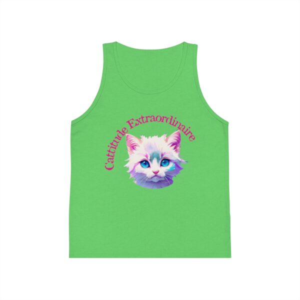 Elegant Ragdoll Serenity: "Cuteness Extraordinaire" Children's Tank Top - Image 5