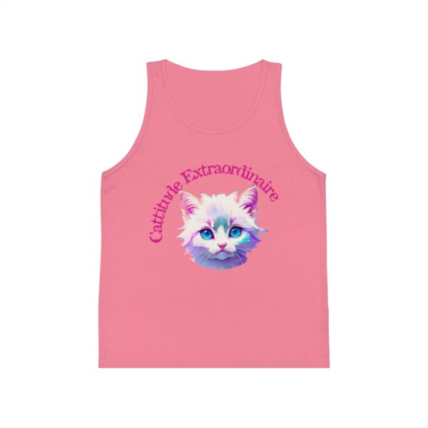 Elegant Ragdoll Serenity: "Cuteness Extraordinaire" Children's Tank Top - Image 6