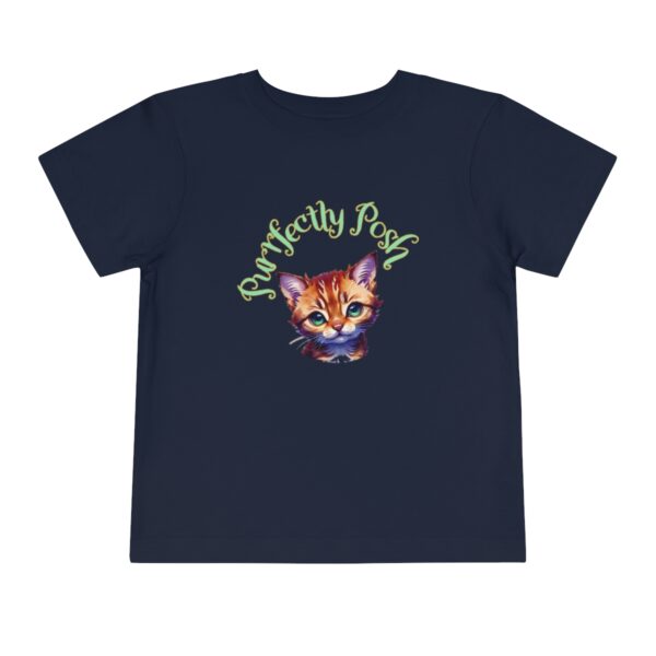 Abyssinian Elegance: “Purrfectly Posh” Toddler's T-shirt - Image 7