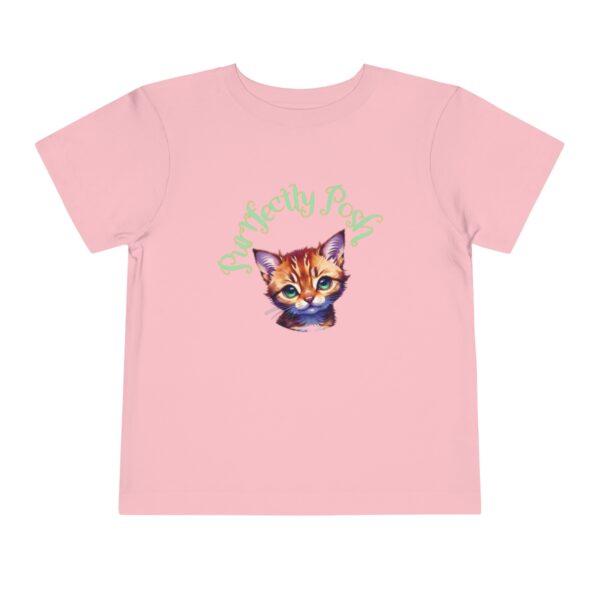 Abyssinian Elegance: “Purrfectly Posh” Toddler's T-shirt - Image 8