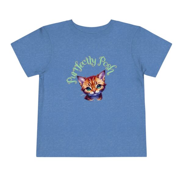 Abyssinian Elegance: “Purrfectly Posh” Toddler's T-shirt