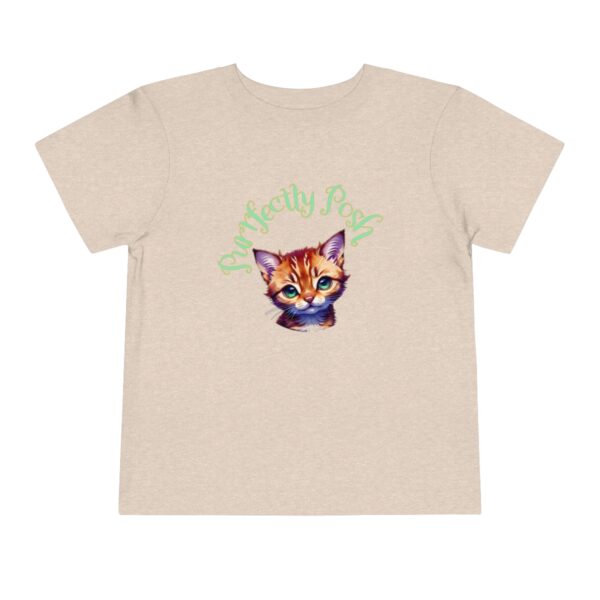 Abyssinian Elegance: “Purrfectly Posh” Toddler's T-shirt - Image 3