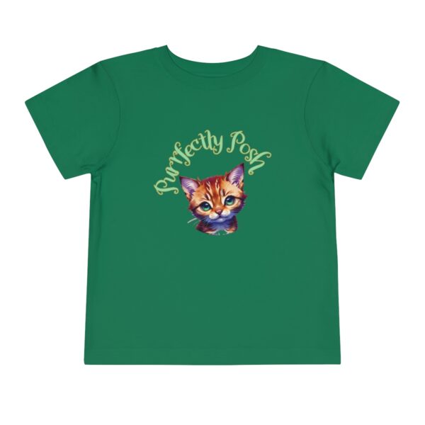 Abyssinian Elegance: “Purrfectly Posh” Toddler's T-shirt - Image 5