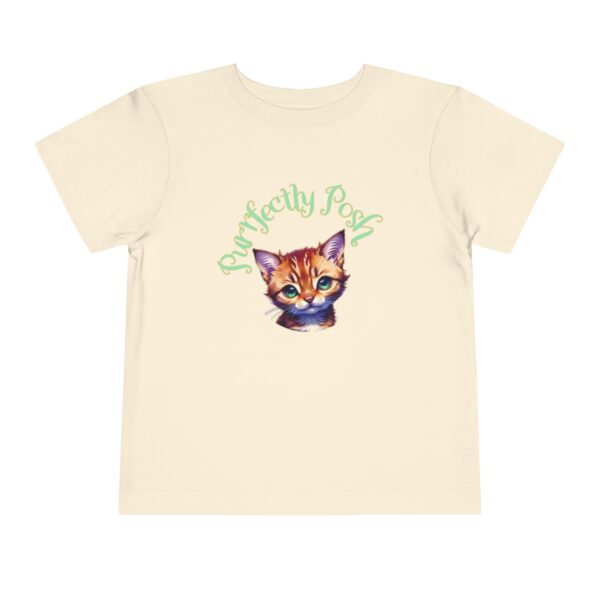 Abyssinian Elegance: “Purrfectly Posh” Toddler's T-shirt - Image 6