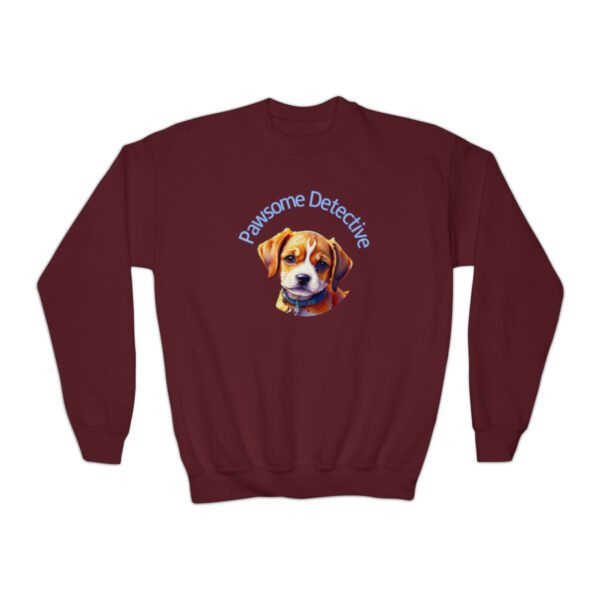 Beagle on The Case: "Pawsome Detective" Teen's Sweatshirt - Image 4