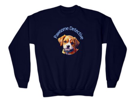 Beagle on The Case: "Pawsome Detective" Teen's Sweatshirt