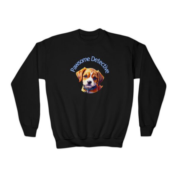 Beagle on The Case: "Pawsome Detective" Teen's Sweatshirt - Image 2