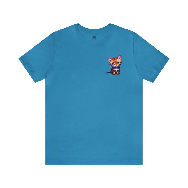 Cute Abyssinian Kitten Men's T-shirt - Image 2