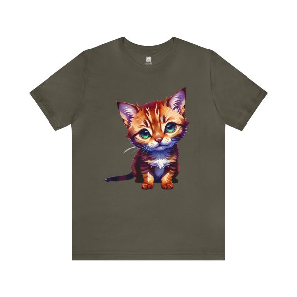 Cute Abyssinian Kitten Unisex T-shirt - Image 2