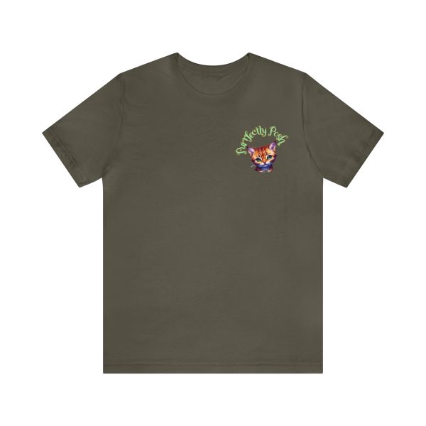 Abyssinian Elegance: "Purrfectly Posh" Unisex T-shirt - Image 3