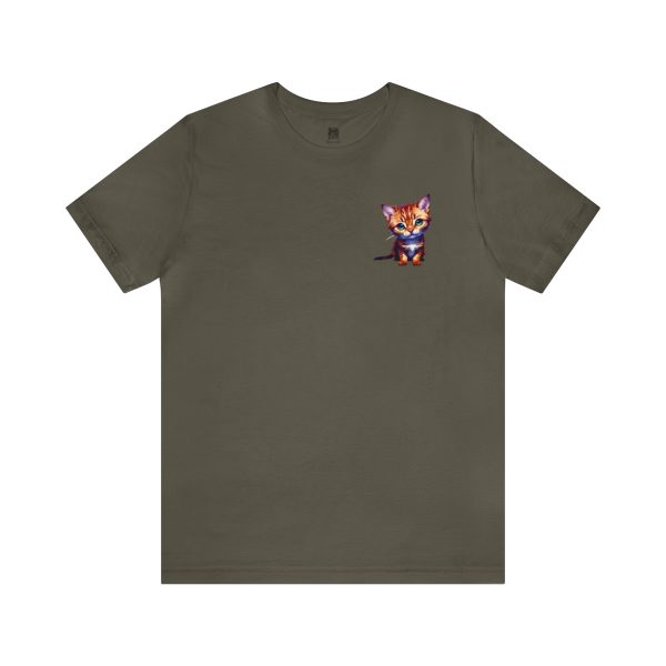 Cute Abyssinian Kitten Men's T-shirt - Image 3