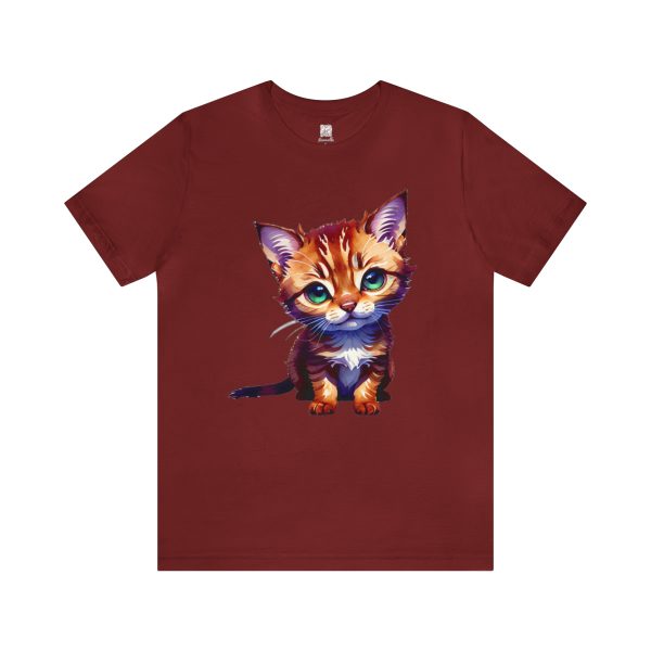 Cute Abyssinian Kitten Unisex T-shirt - Image 4