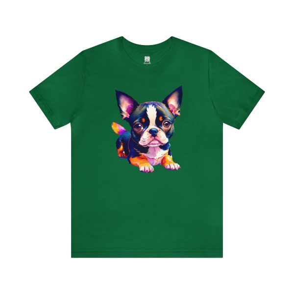 Adorable Boston Terrier Unisex T-shirt - Image 5