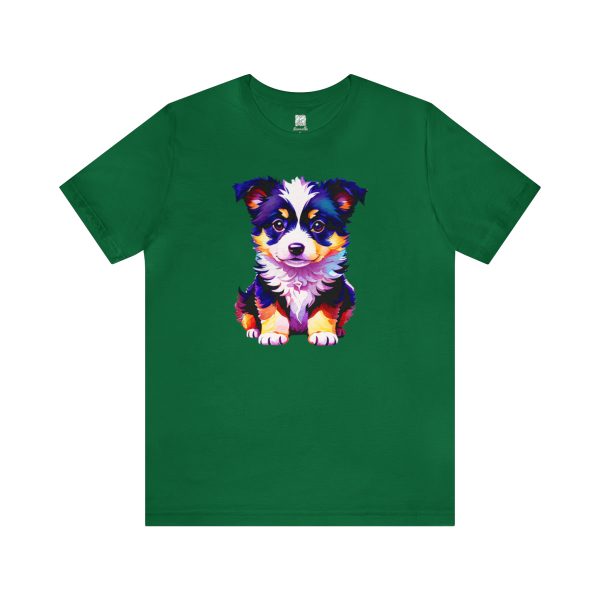 Adorable Border Collie Puppy Unisex T-shirt - Image 6