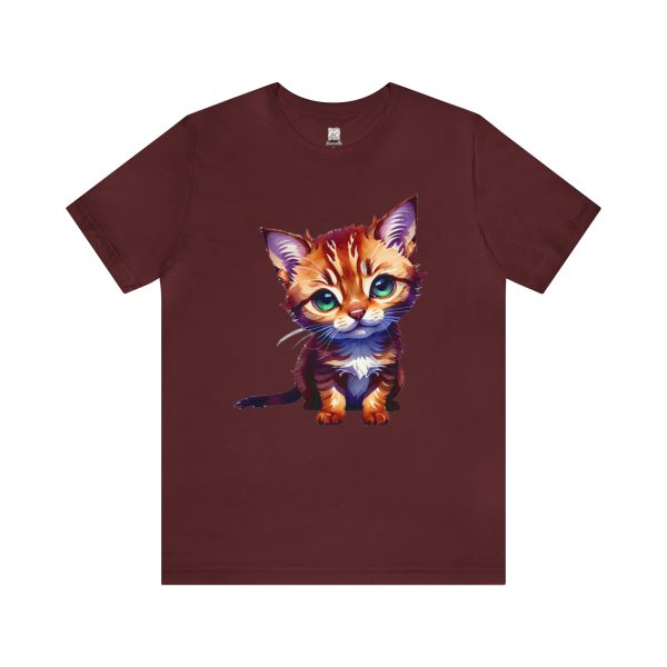 Cute Abyssinian Kitten Unisex T-shirt - Image 7