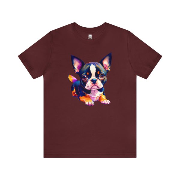 Adorable Boston Terrier Unisex T-shirt - Image 7