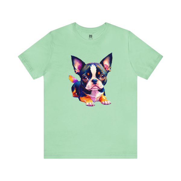 Adorable Boston Terrier Unisex T-shirt - Image 8