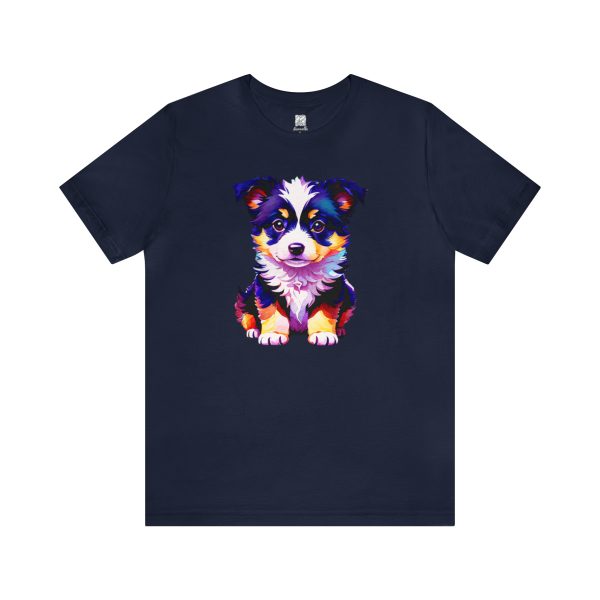 Adorable Border Collie Puppy Unisex T-shirt - Image 10